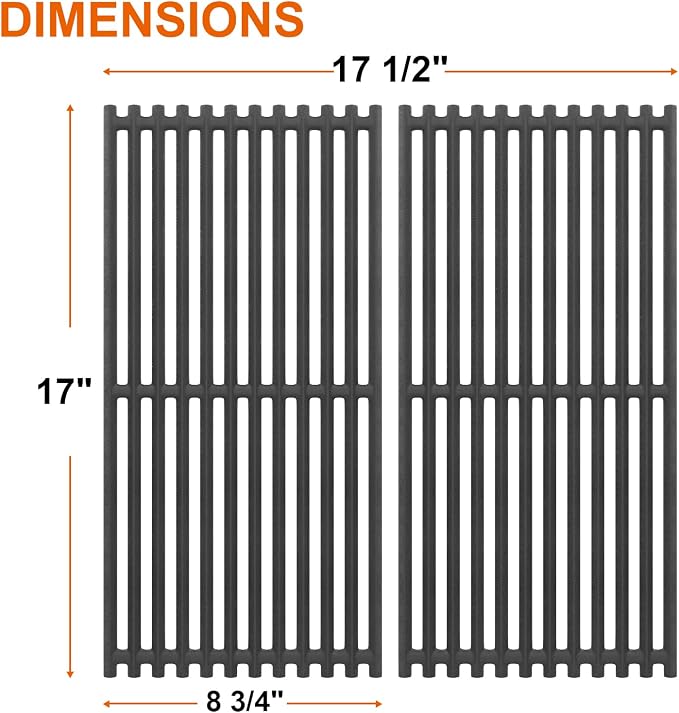 BBQ Future 17" Grill Grates for Charbroil 2-Burner Tru-Infrared Gas Grills - Image 3