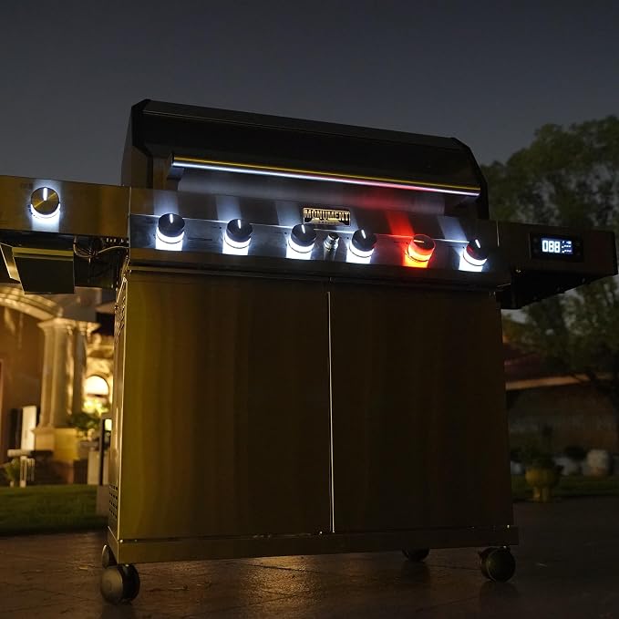 Monument Grills 6+1 Burner Smart Tech Propane Gas Grill, Denali 605Pro - Image 8
