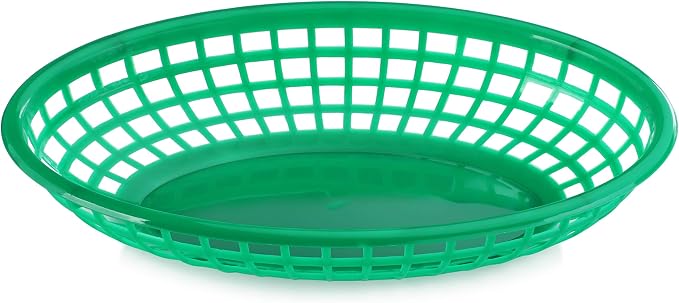 New Star Foodservice 44126 Fast Food Baskets, 9 1/4-Inch x 6-Inch Oval - Image 3