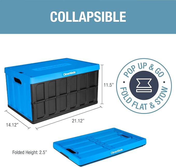 CleverMade Collapsible Storage Bins - Image 2