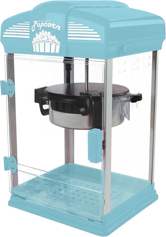 West Bend Stir Crazy Movie Theater Popcorn Popper, Gourmet Popcorn Maker Machine - Image 10