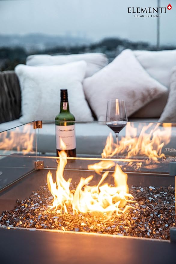All Fire Table Pit Wind Screens and Stainless Steel Buner Lid from Eelemeti | - Image 7