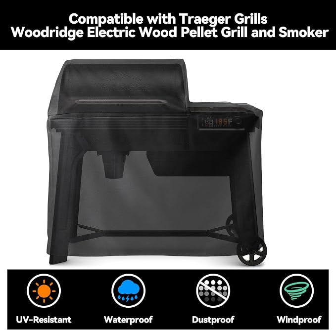 Grill Cover Compatible with Traeger Smoker Grill - Image 6
