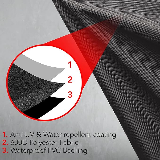 Heavy Duty BBQ Grill Cover for Outdoor Grill, 30 Inch – Waterproof, Weather - Image 3