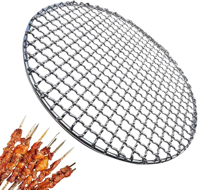 15" Round Stainless Steel Grill Grate, Heat-Resistant Replacement Baking Tray - Image 7