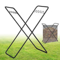 Trash Bag Holder Stand, Foldable Metal Garbage Bag Frame Fits 30-50 Gallon by YzivTaotie