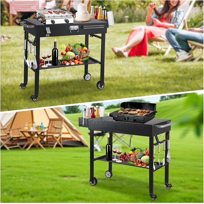 Portable Grill Cart for Blackstone Griddle - Image 8