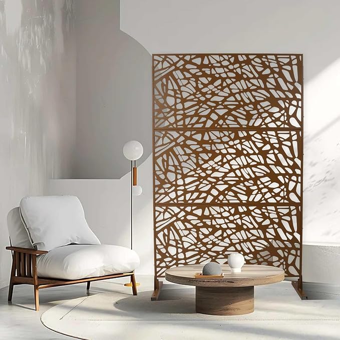 Outdoor Decorative Metal Privacy Screen Panel, Steel Partition - Image 2