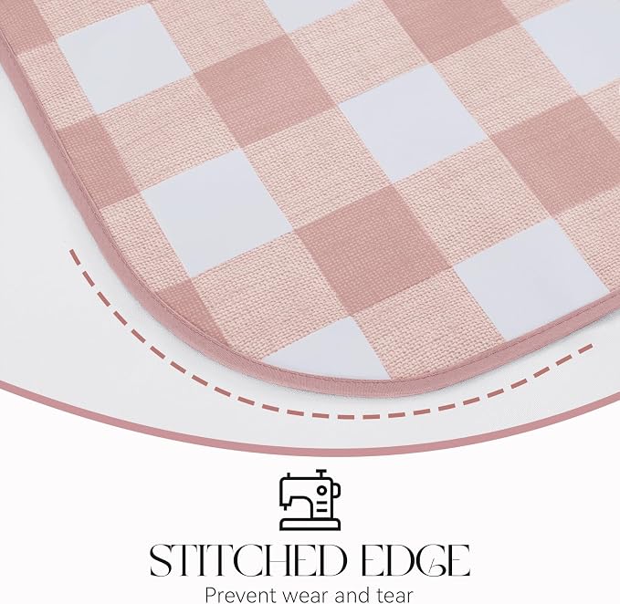 MOSAYT Rectangle Vinyl Tablecloth, 100% Waterproof Buffalo Gingham Plastic - Image 5