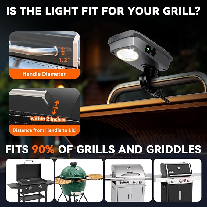 Grill Lights for Outdoor Grill Designed for Blackstone Weber Griddle, BBQ Grill - Image 3