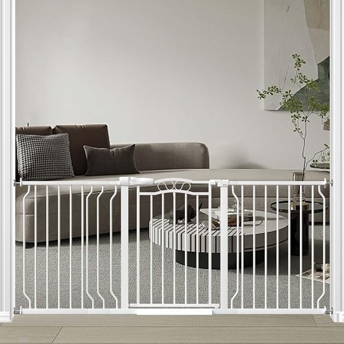 Fairy Baby 62.5"-71.6" Extra Wide Long Baby Gate by FairyBaby