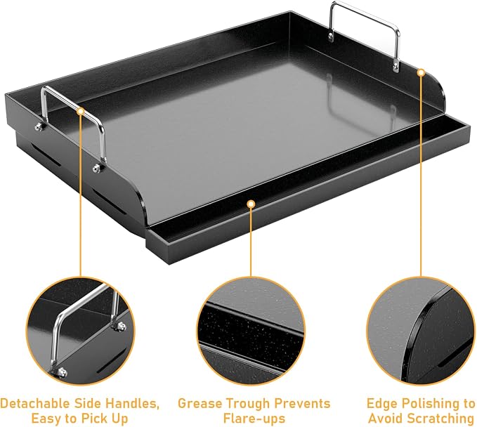 Utheer 17" x 13" Nano-Ceramic Nonstick Griddle - Image 5