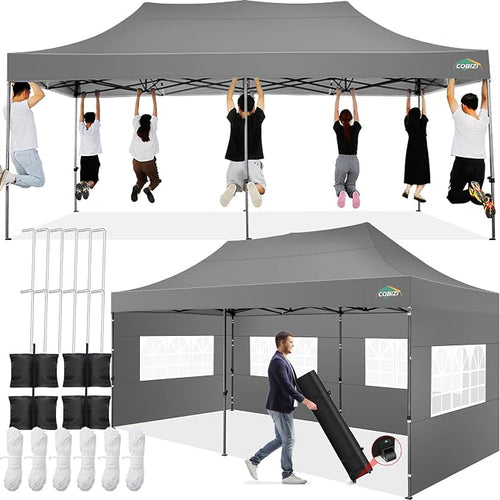 COBIZI 10x20 Pop up Canopy Tent 10x20 Canopy by COBIZI