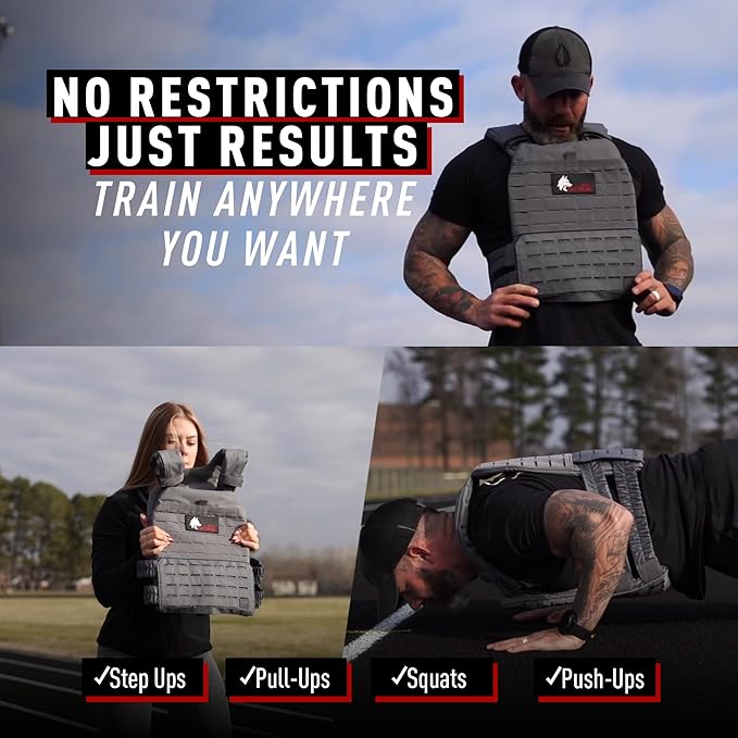 Wolf Tactical Adjustable Weighted Vest - Image 5