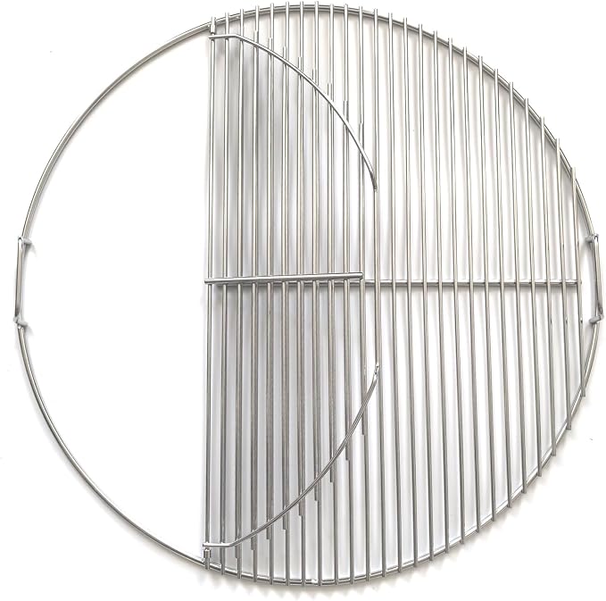 Upgraded Hinged Grill Grate 18 inch Replacement Compatible by GRILLJOB