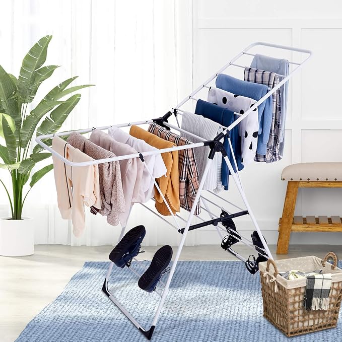 GOFLAME Steel Clothes Drying Rack - Image 3