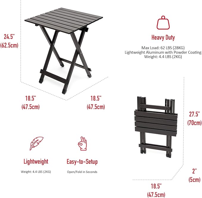 SUNNYFEEL Folding Camping Table - Image 2