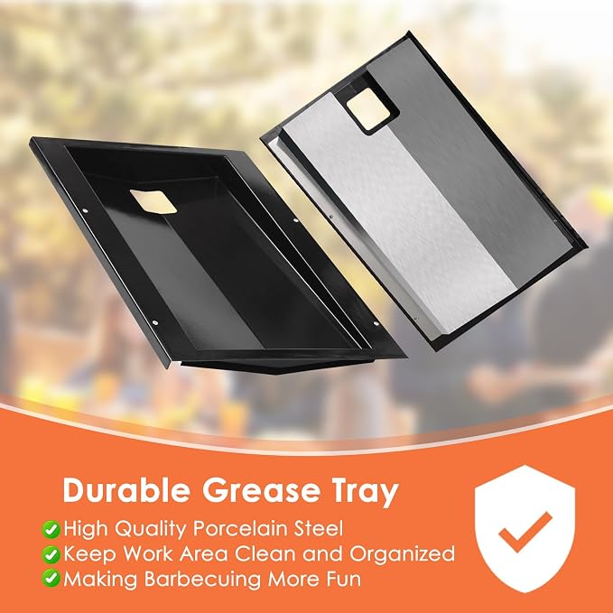 69804 Grease Tray for Weber Spirit 300 Series Grills, Drip Pan Tray for Weber - Image 8