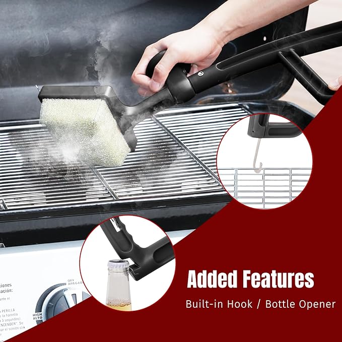 SHINESTAR Steam Grill Brush Bristle Free - Image 9