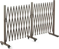 TECSPACE Aluminum Expandable Garden Fence, Portable Barricade Gate by TECSPACE