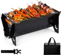Lineslife 16 Inch Portable Camping Campfire Grill, Heavy Duty Charcoal BBQ by Lineslife