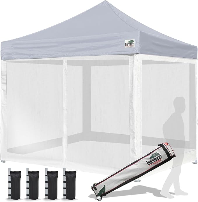 Eurmax USA 10'x10' Pop-up Canopy Tent Commercial Instant Canopies by Eurmax
