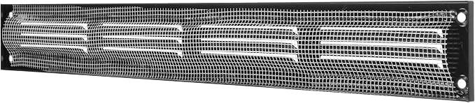 Repa Market Air Vent Cover 16x2 Inch Black Galvanized Steel Louvered Grill Cover - Image 8