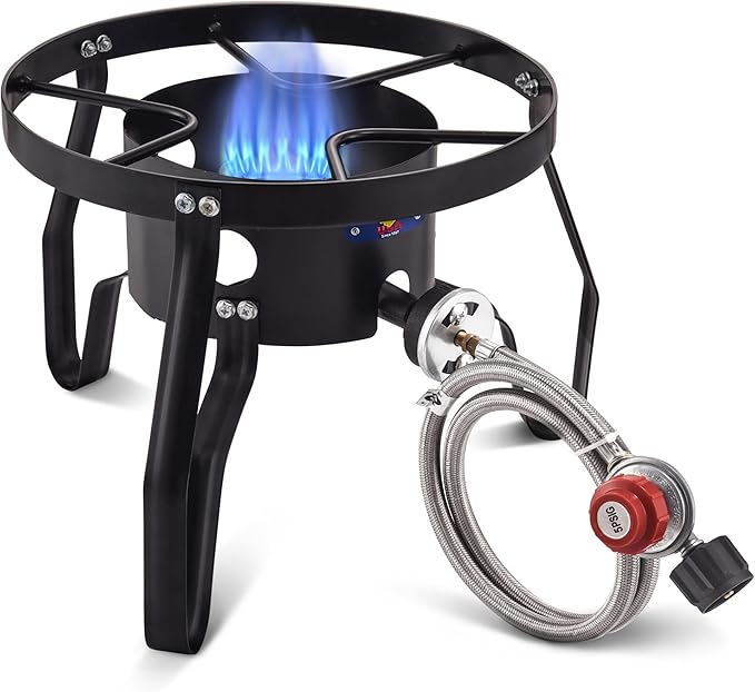ARC Propane Burner, 000 BTU Cast Iron Single Burner Propane Stove by ARCUSA