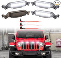 Led Grill Grille Lights fit for 2019 2020 2021 2022 2023 Jeep Wrangler JL JLU by BreTrewri