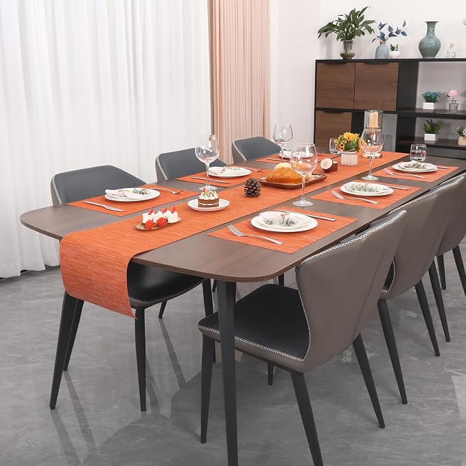 Myir JUN Table Runner, Vinyl Table Runner Indoor Arbitrarily Cropped Runner - Image 4