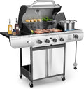 G41 Gas Grill, 4-Burner Gas BBQ Grill by Electactic