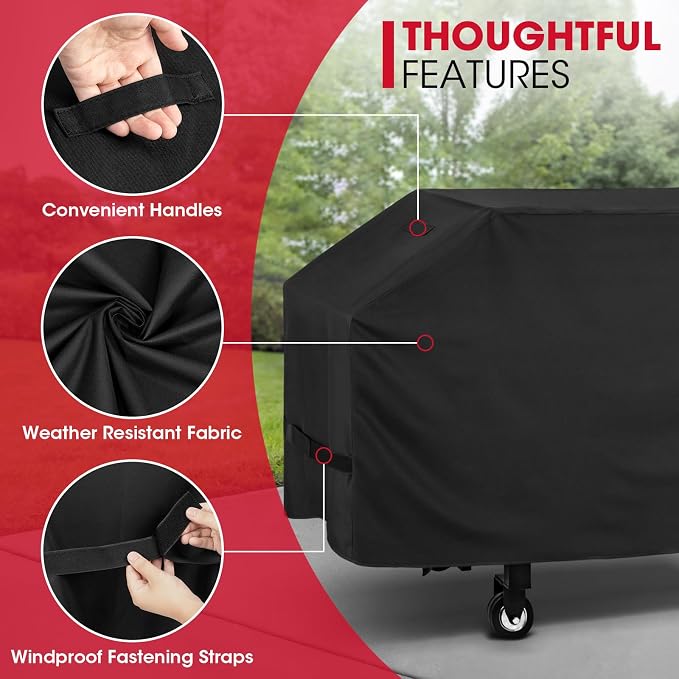 Unicook 28 Inch Griddle Cover for Blackstone and Nexgrill Cooking Station - Image 6