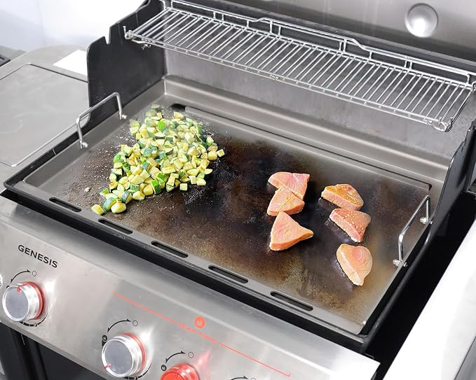 Full Size Griddle for Weber Genesis II Genesis II LX 300 Series, Flat Top - Image 6