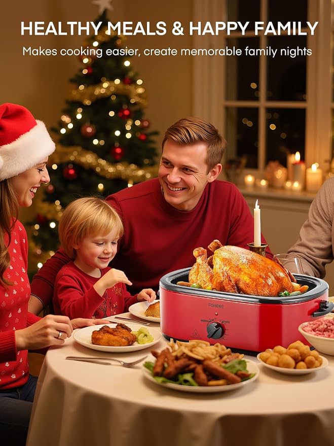 FOHERE 26QT Electric Roaster Oven - Image 9