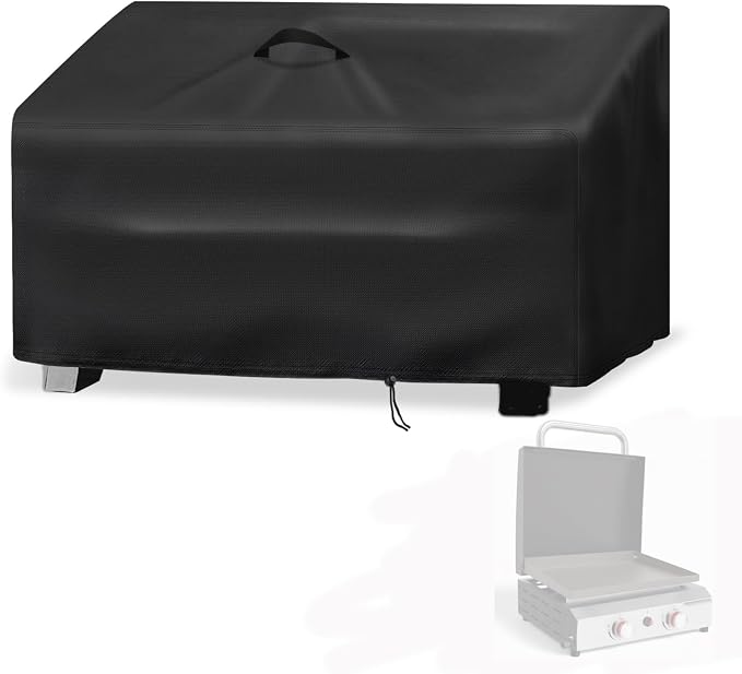 Grill Cover for GasOne 2 Burner Flat Top Gas Grill, Waterproof Outdoor BBQ by Aidetech