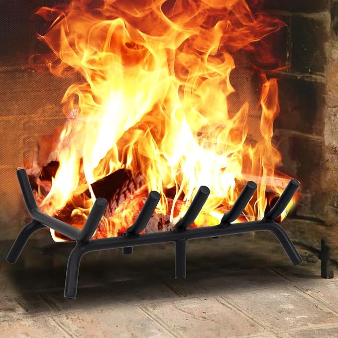 STBoo Fireplace Grate 17inch Heavy Duty - Image 5