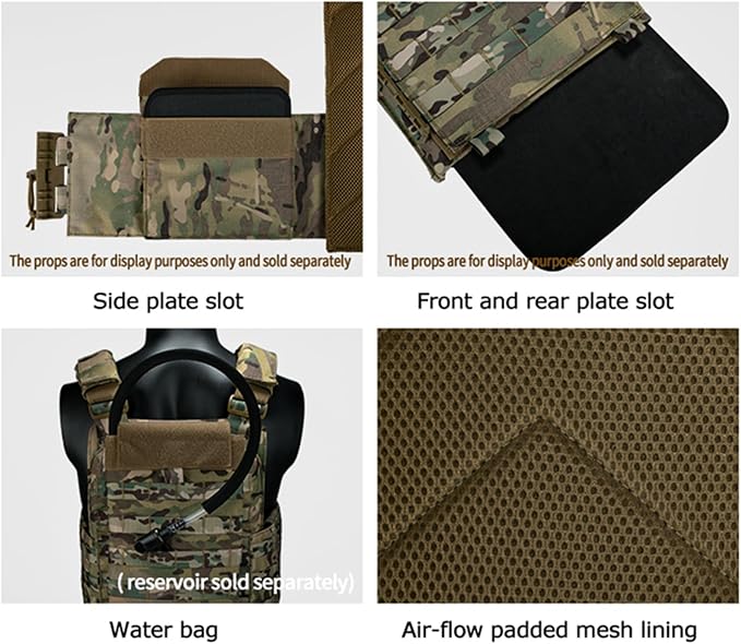 vAv YAKEDA Tactical Outdoor Vest Quick Release Adjustable Hunting Vest - Image 5