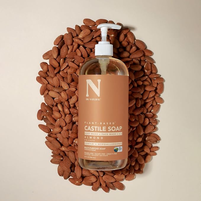 Dr. Natural Castile Liquid Soap, Paraben-Free, Cruelty-Free Multi-Purpose Soap - Image 7