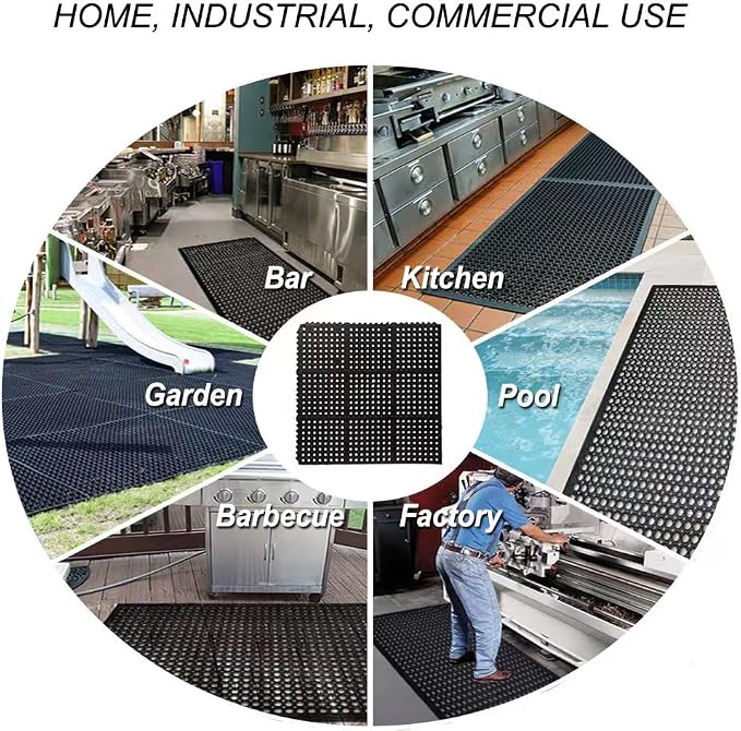 Anti-Fatigue Rubber Floor Mat - Image 2