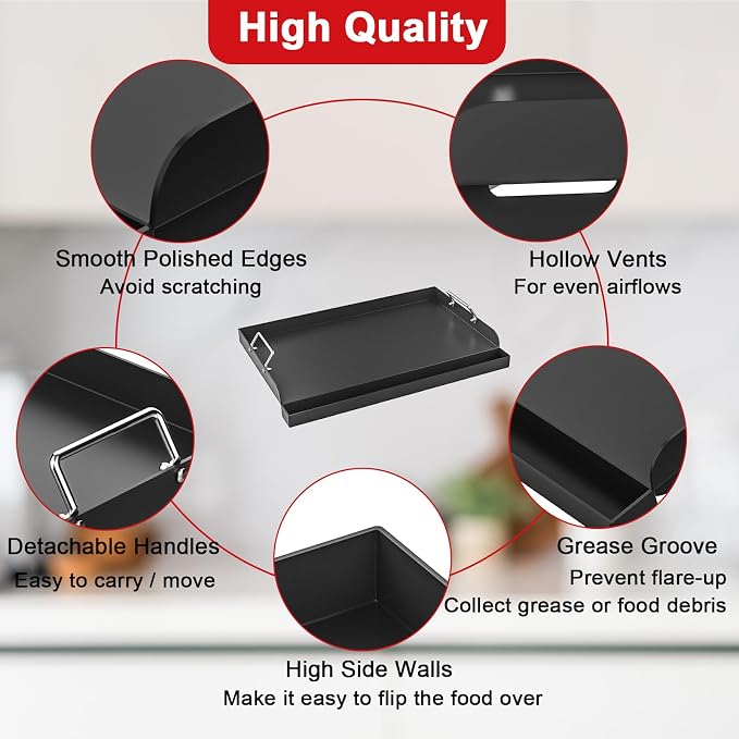25" x 16" Nonstick Griddle Insert - Image 5