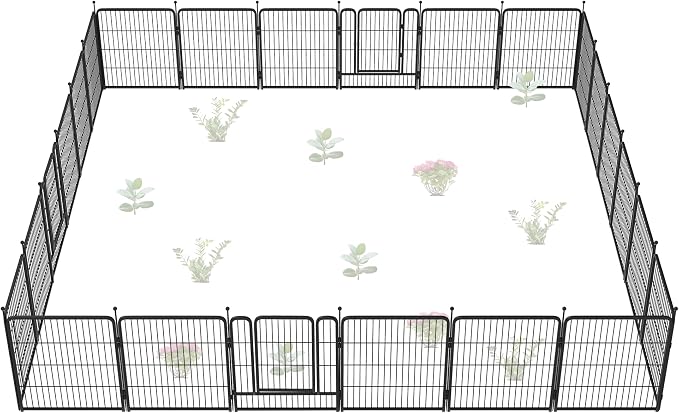FXW Garden Fence Outdoor for The Yard – 32in x 54.7ft Heavy Duty Metal Animal by FXW