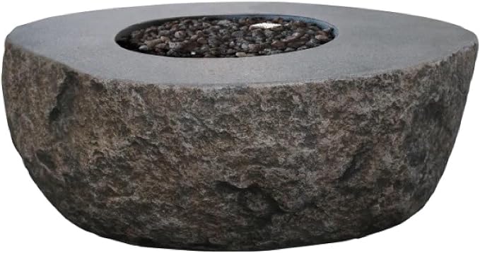 Elementi+ | Colorado Gas Fire Pit Cast Concrete 56" Rectangular Fire Table - Image 8