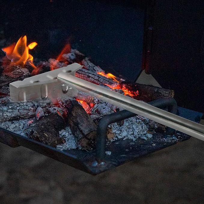 Heavy Duty Charcoal Grill Rake Ash Tool Accessories - Image 7