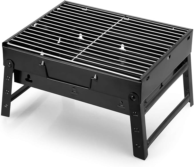 Uten Charcoal Grill, BBQ Grill Folding Portable Lightweight smoker Grill by UTENHOMEGOODSCENTER