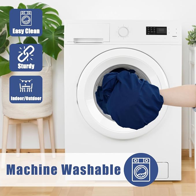 Spandex 6 Foot Rectangle Table Cloth 6 Pack, Elastic Fitted Tablecloths - Image 6