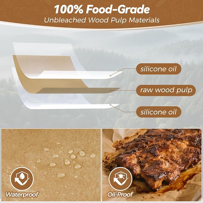 360 Count 12"x 16" Heavy Duty Parchment Paper Sheets - Image 4
