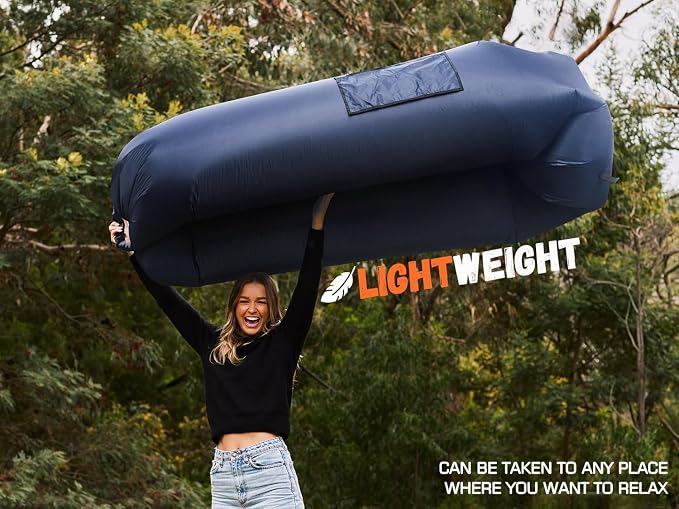 WEKAPO Inflatable Sun Lounger, Air Sofa, Waterproof and Leak-Proof, Picnics and - Image 3