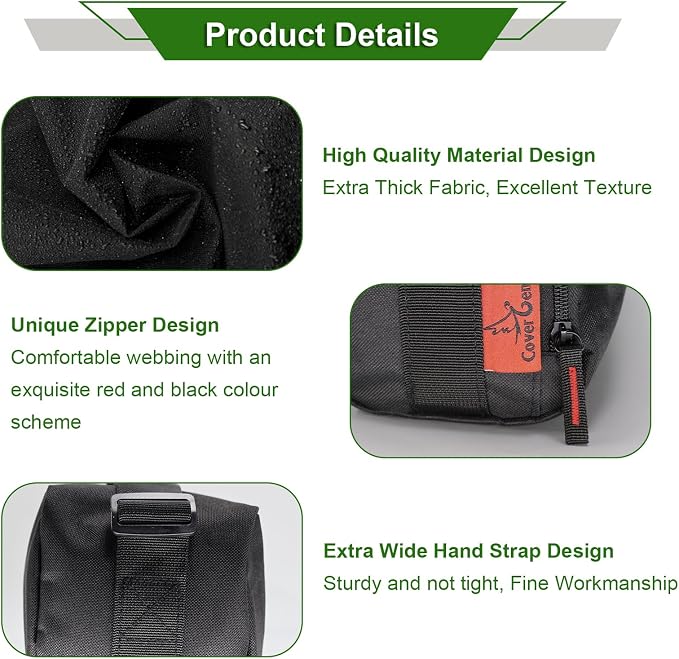 Grill Tool Organizer, BBQ Tool Storage Bag - Image 4