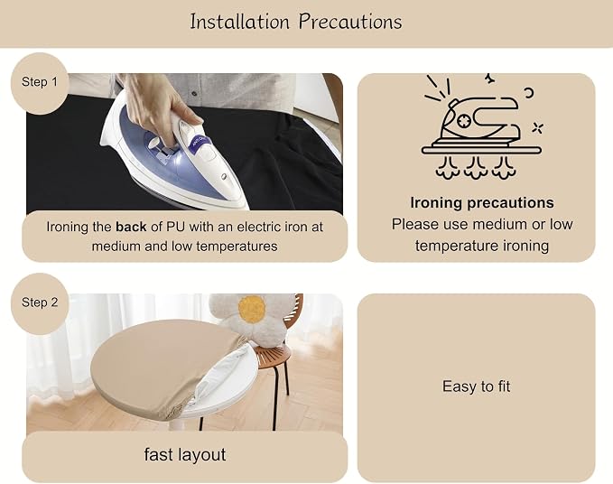 Round Fitted PU Tablecloth - Image 8