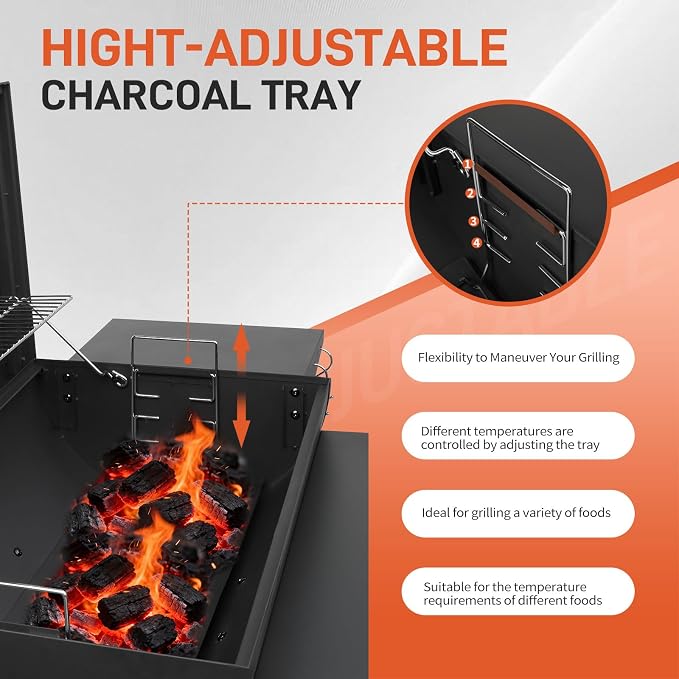 Outvita Barrel Charcoal Grill - Image 3